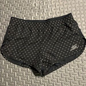 Skechers reflective polka dot shorts
